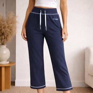 Russell Athletic Navy Blue Capris